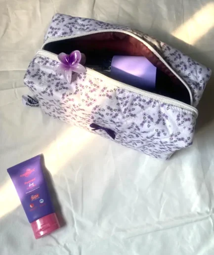 Lilac blossom pouch by Mogo Bags