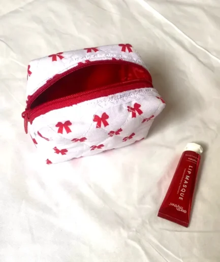 Rosy bow pouch by Mogo Bags