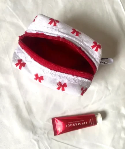 Rosy bow pouch by Mogo Bags